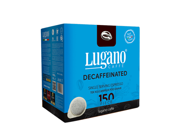 Lugano Kafeinsiz Espresso Pod paket 150 parça