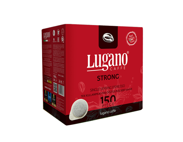 Lugano Strong Espresso pod paket 150 parça