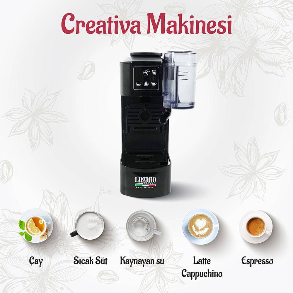 Lugano Caffé Creativa Kahve Makinesi